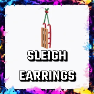 SLEIGH EARRINGS ADOPT ME