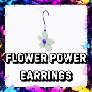 FLOWER POWER EARRINGS ADOPT ME