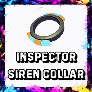 INSPECTOR SIREN COLLAR ADOPT ME