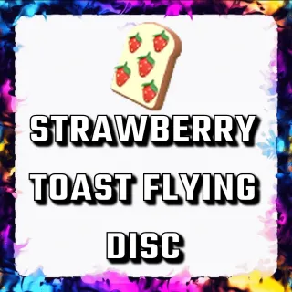 STRAWBERRY TOAST FLYING DISC 