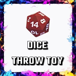 DICE THROW TOY ADOPT ME