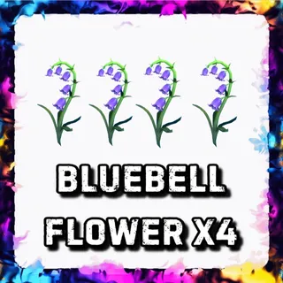 BLUEBELL FLOWER x4 ADOPT ME