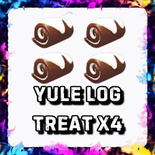 YULE LOG TREAT x4 ADOPT ME