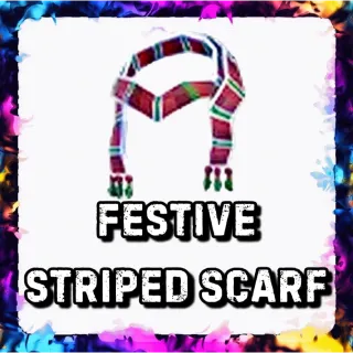 FESTIVE STRIPED SCARF ADOPT ME