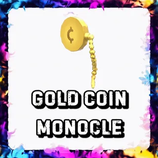 GOLD COIN MONOCLE ADOPT ME