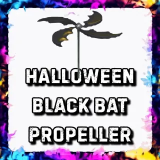 HALLOWEEN BLACK BAT PROPELLER ADOPT ME