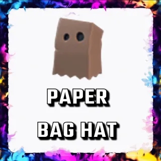 PAPER BAG HAT ADOPT ME