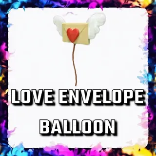 LOVE ENVELOPE BALLOON ADOPT ME
