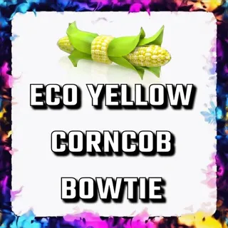 ECO YELLOW CORNCOB BOWTIE ADOPT ME