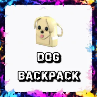 DOG BACKPACK ADOPT ME