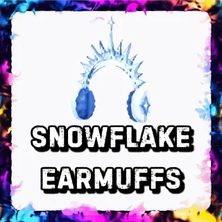 SNOWFLAKE EARMUFFS ADOPT ME