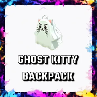 GHOST KITTY BACKPACK ADOPT ME
