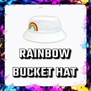RAINBOW BUCKET HAT ADOPT ME