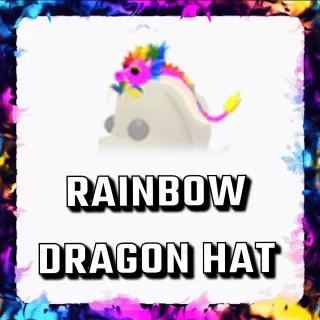 RAINBOW DRAGON HAT ADOPT ME