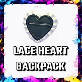 LACE HEART BACKPACK ADOPT ME