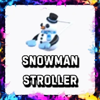 SNOWMAN STROLLER ADOPT ME