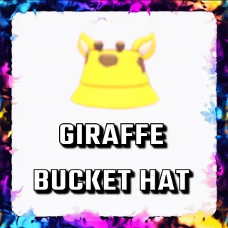 GIRAFFE BUCKET HAT ADOPT ME