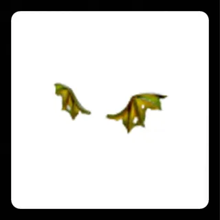 HALLOWEEN GREEN ZODIAC BAT WINGS 