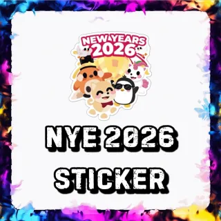 NYE 2026 STICKER ADOPT ME