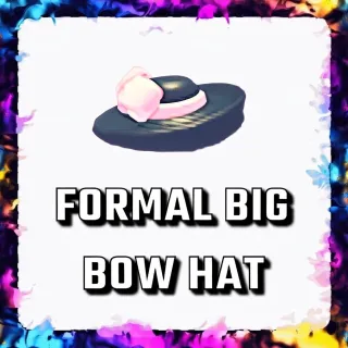 FORMAL BIG BOW HAT ADOPT ME