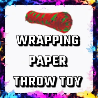 WRAPPING PAPER THROW TOY ADOPT ME