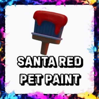 SANTA RED PET PAINT ADOPT ME
