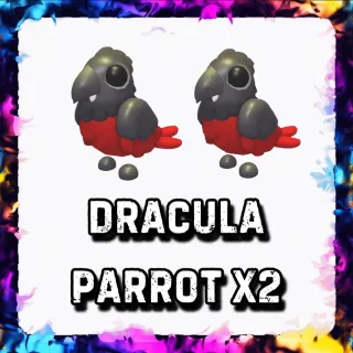 DRACULA PARROT x2 ADOPT ME