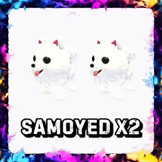 SAMOYED x2 ADOPT ME