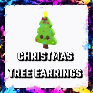 CHRISTMAS TREE EARRINGS ADOPT ME