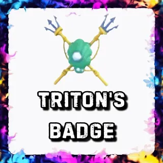 TRITON’S BADGE ADOPT ME