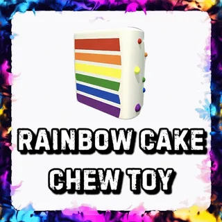 RAINBOW CAKE CHEW TOY ADOPT ME