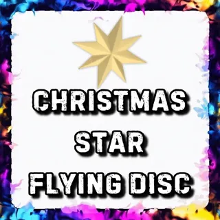 CHRISTMAS STAR FLYING DISC ADOPT ME