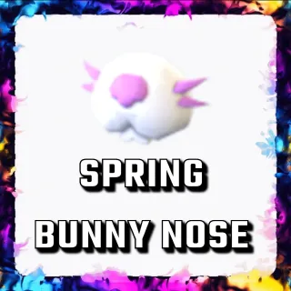 SPRING BUNNY NOSE ADOPT ME