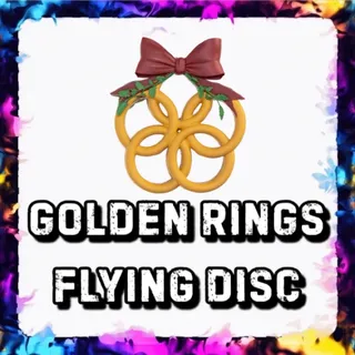 GOLDEN RINGS FLYING DISC ADOPT ME