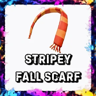 STRIPEY FALL SCARF ADOPT ME