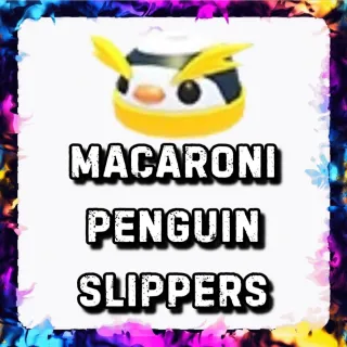 MACARONI PENGUIN SLIPPERS ADOPT ME