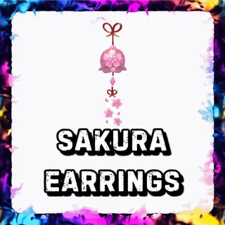 SAKURA EARRINGS ADOPT ME