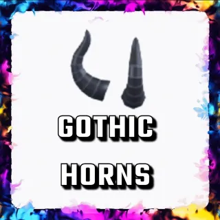 GOTHIC HORNS ADOPT ME