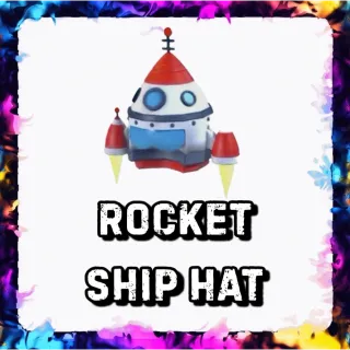 ROCKET SHIP HAT ADOPT ME
