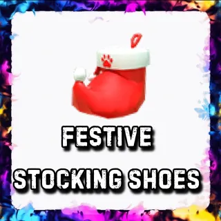 FESTIVE STOCKING SHOES ADOPT ME