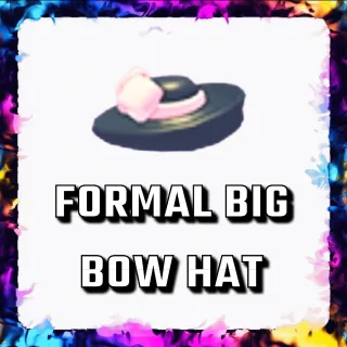 FORMAL BIG BOW HAT ADOPT ME