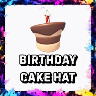 BIRTHDAY CAKE HAT ADOPT ME