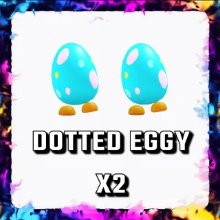 DOTTED EGGY x2 ADOPT ME