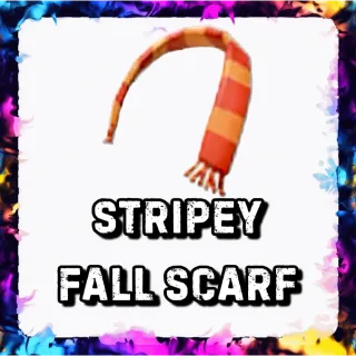STRIPEY FALL SCARF ADOPT ME