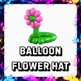 BALLOON FLOWER HAT ADOPT ME