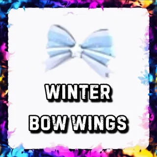 WINTER BOW WINGS ADOPT ME