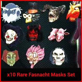 10x Rare Fasnacht Masks