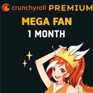 Crunchyroll Premium Mega Fan 30 day subscription 