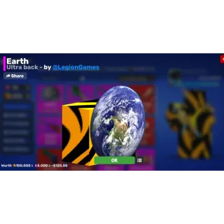 Earth ultra back item