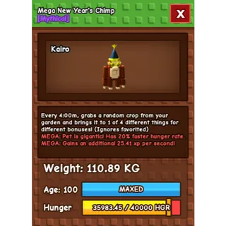 Mega New Years Chimp 110kg | GAG